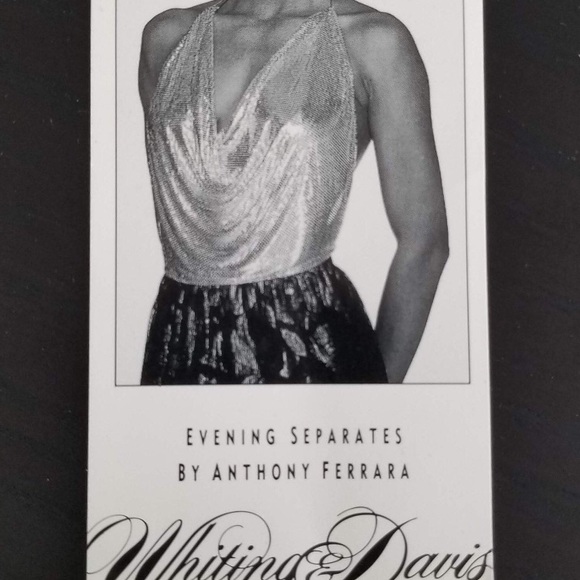 Anthony Ferrara Whiting &Davis Gold Mesh Halter - Picture 8 of 8